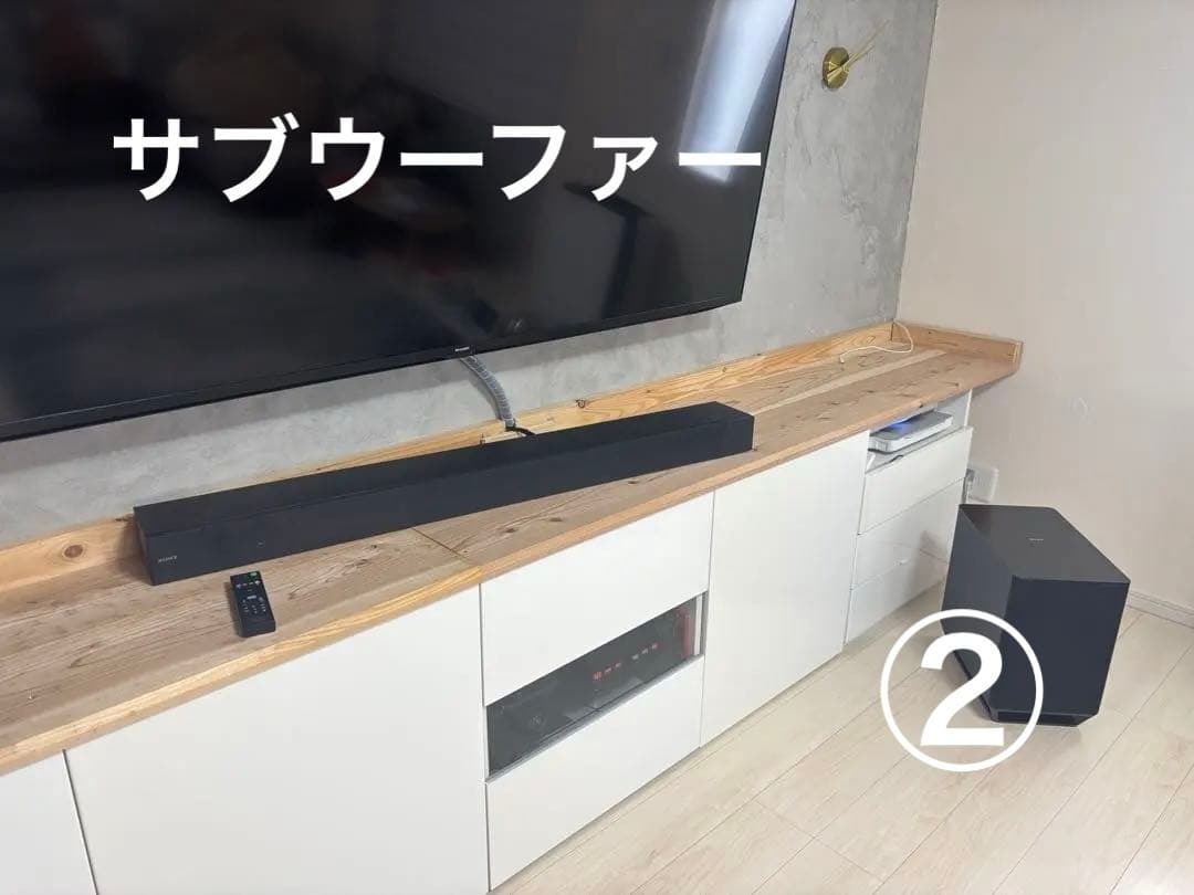 ②SONY HT-ST5000 サウンドバー 19年製　ウーファー