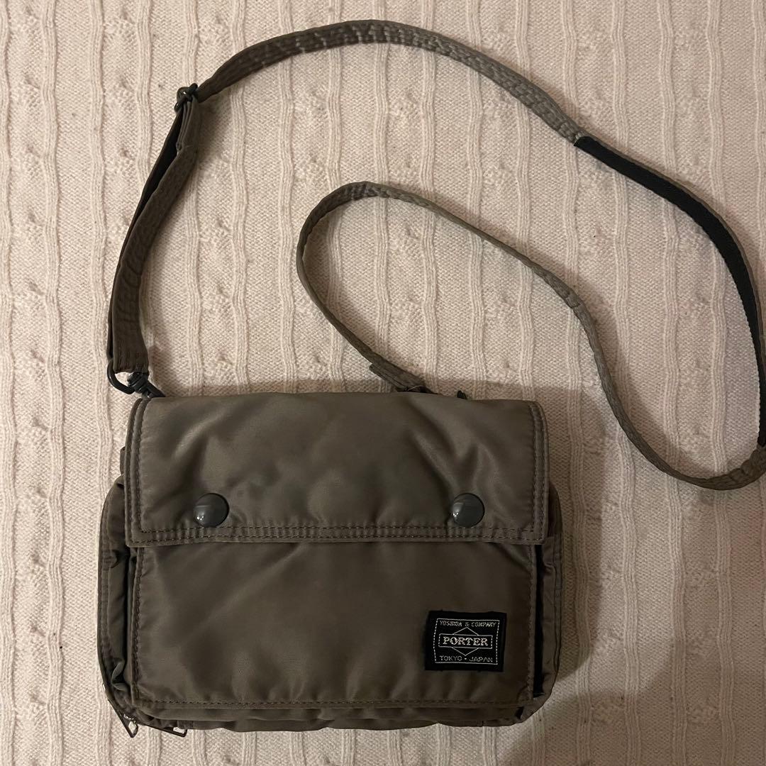 PORTER ポーター タンカー ショルダーバッグ グレー ショルダーウォレット