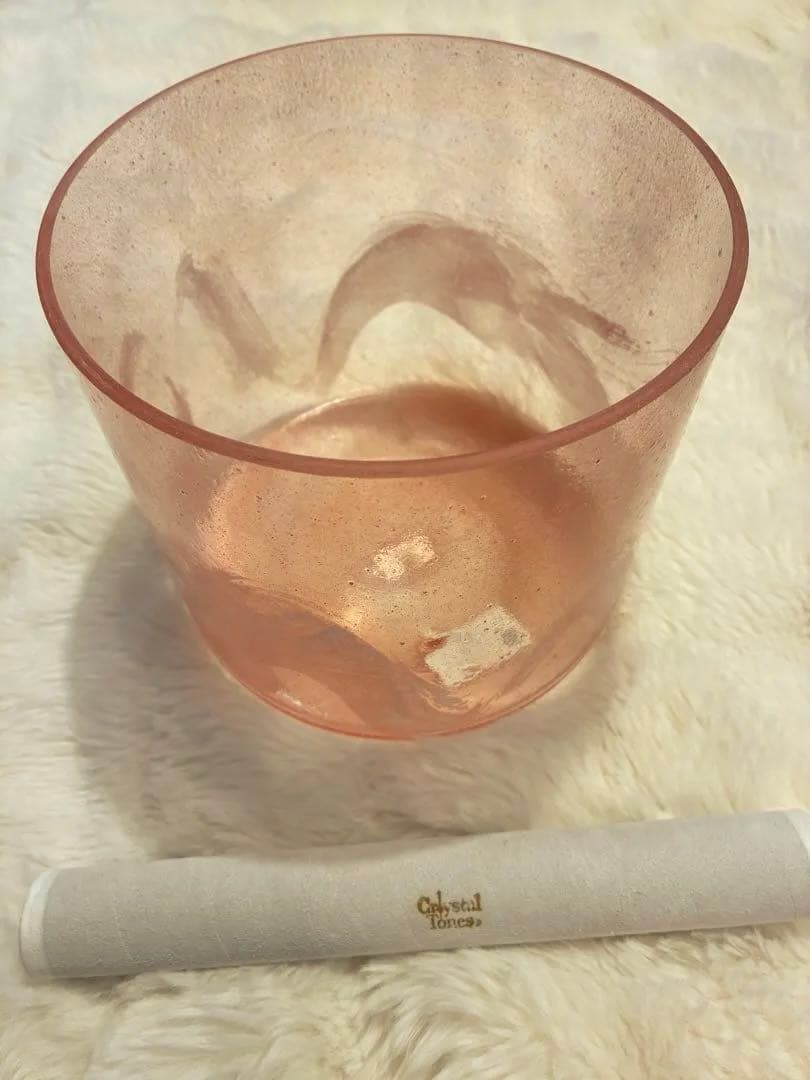 クリスタルボウル　7インチG+20 ピンク