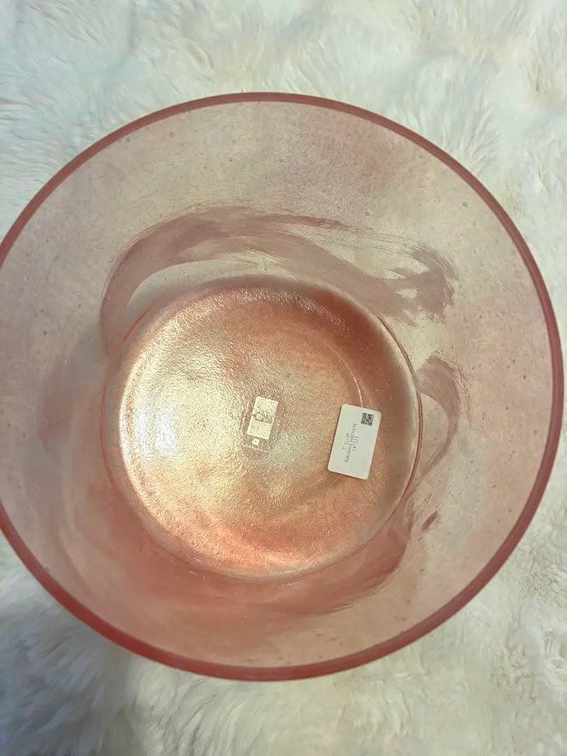 クリスタルボウル　7インチG+20 ピンク