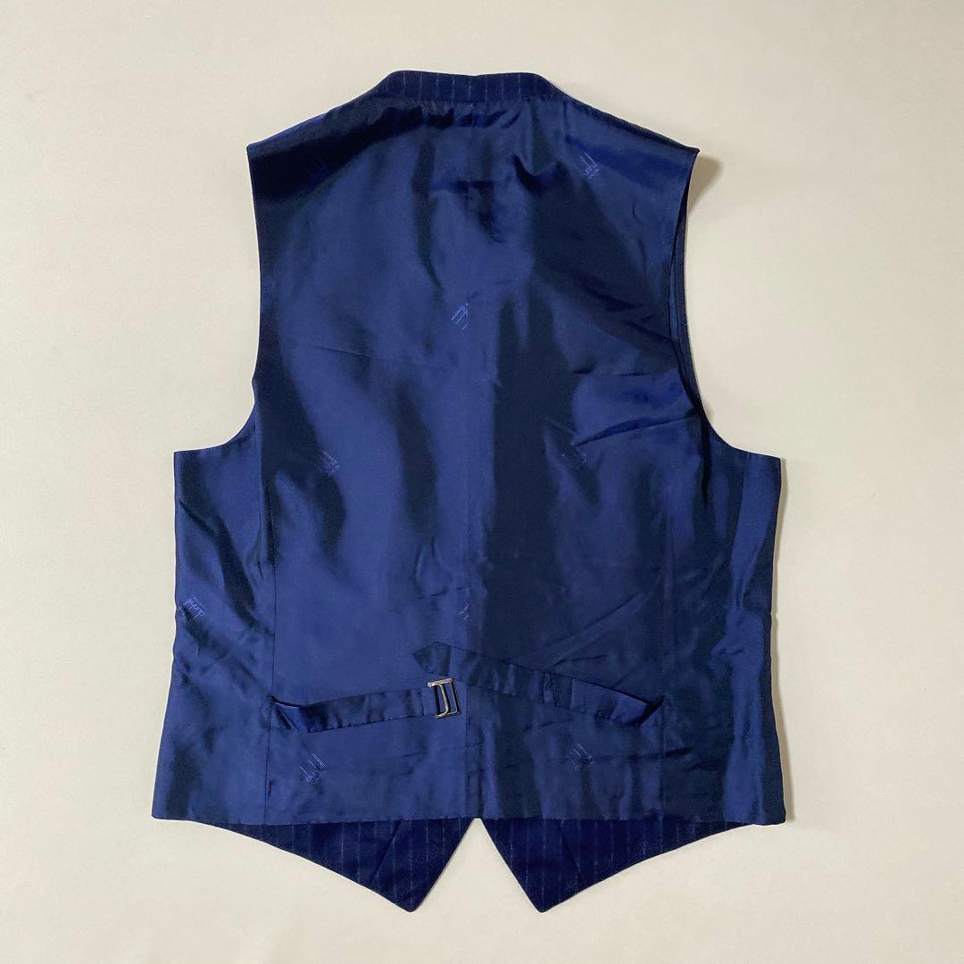 美品 dunhill ダンヒル ST.JAMES セットアップ スーツ ネイビー