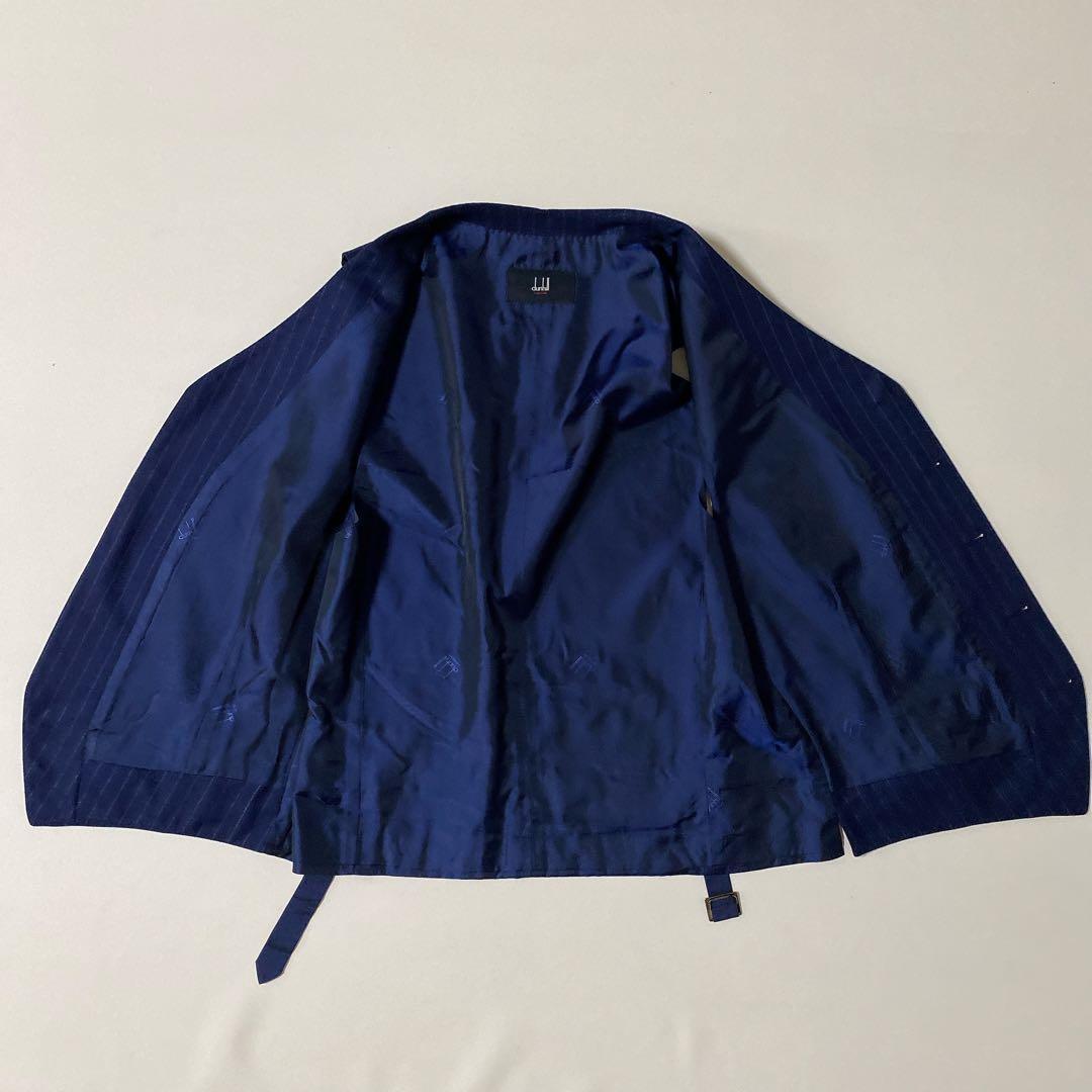 美品 dunhill ダンヒル ST.JAMES セットアップ スーツ ネイビー