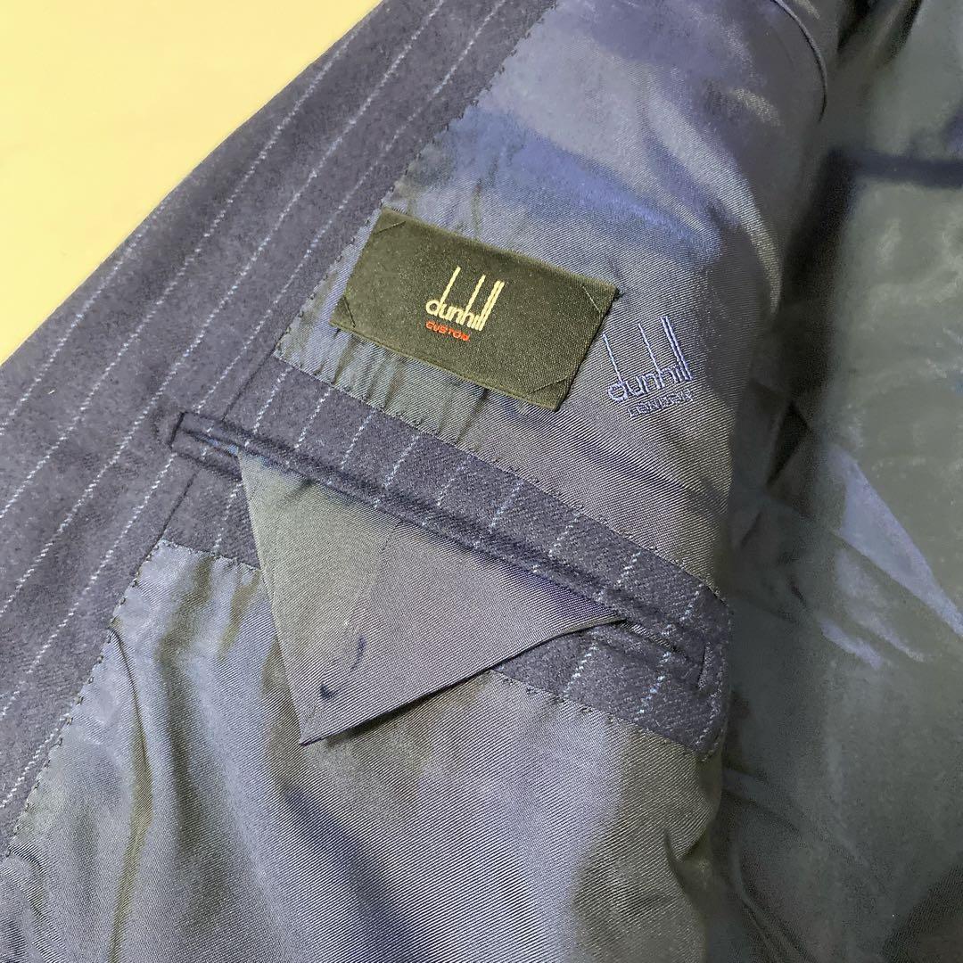 美品 dunhill ダンヒル ST.JAMES セットアップ スーツ ネイビー