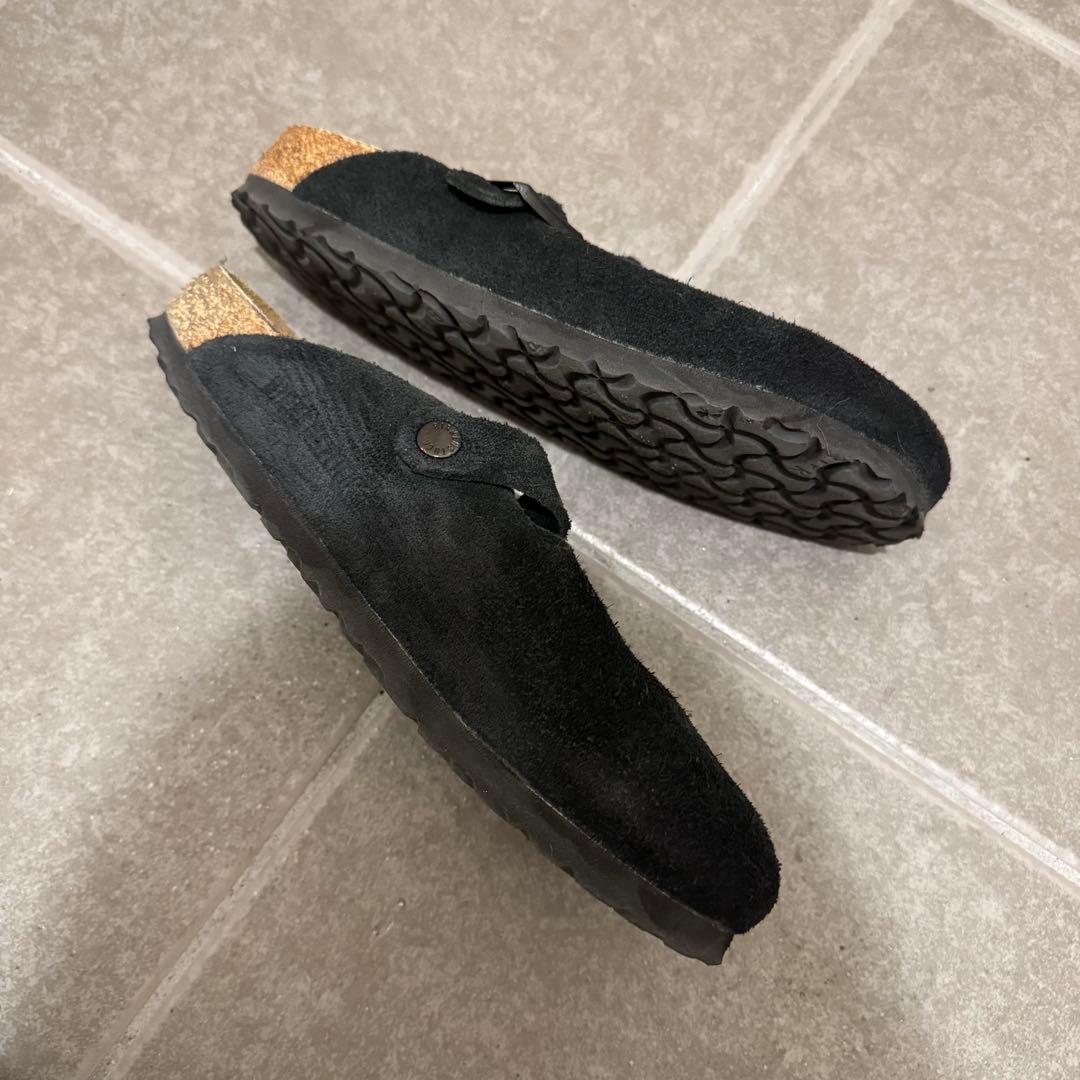 BIRKENSTOCK ボストン ソフトフットベッド 黒 38 24.5