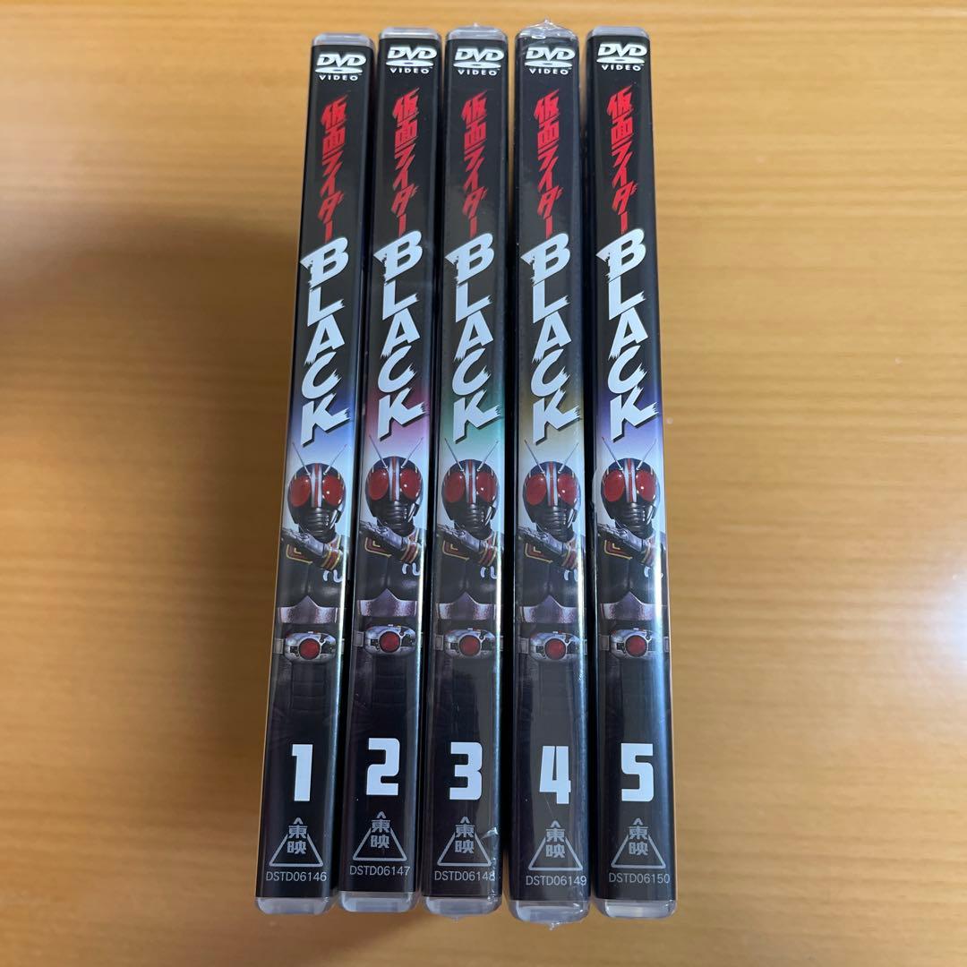 DVD 仮面ライダーBLACK VOL.1〜5