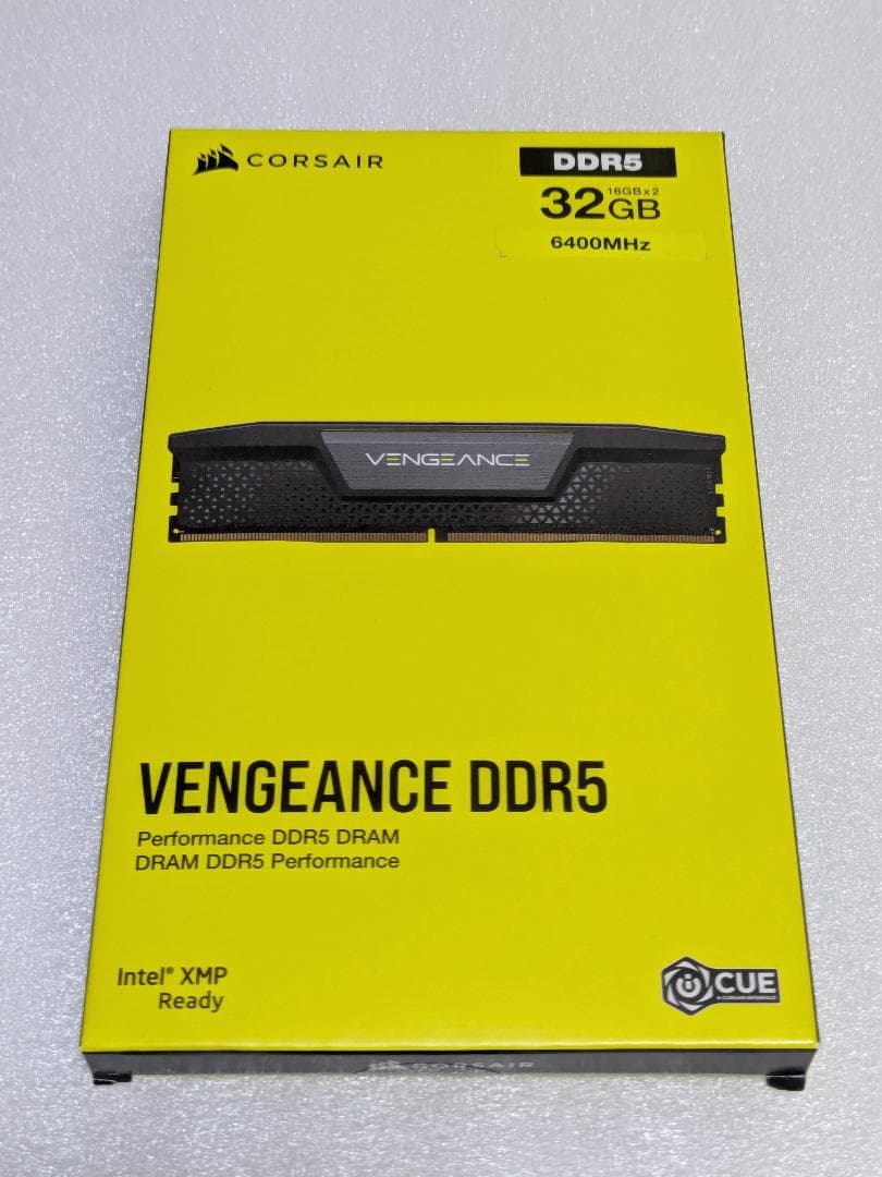 DDR5 PCメモリ 32GB 6400MHz（PC5-51200）