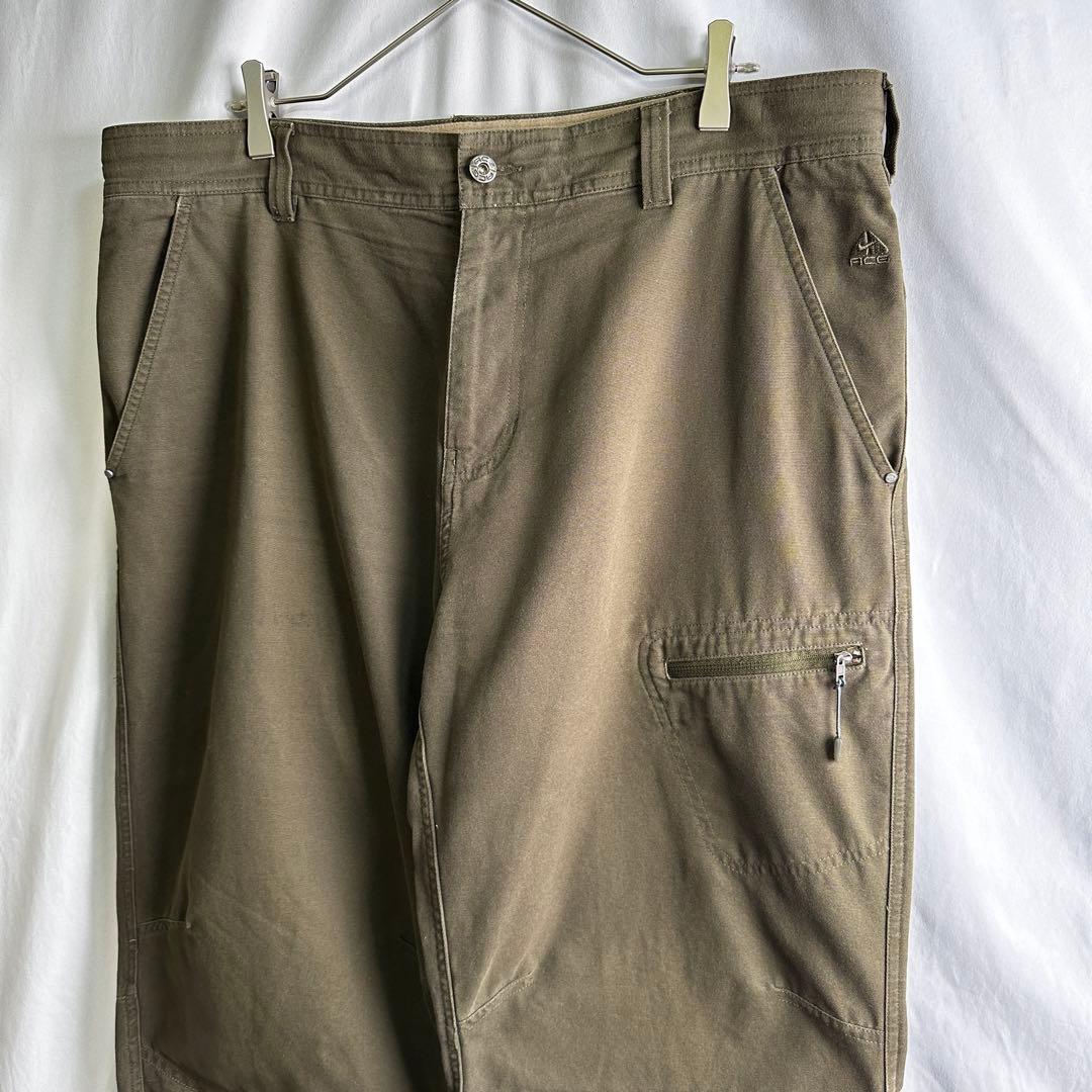 K*i様 00s NIKE ACG ワイド ギミック コットン パンツ W38×