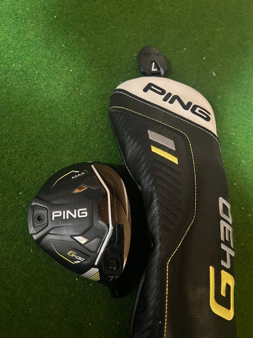 PING G430 MAX 7W 21°　ヘッド ヘッドカバー付き