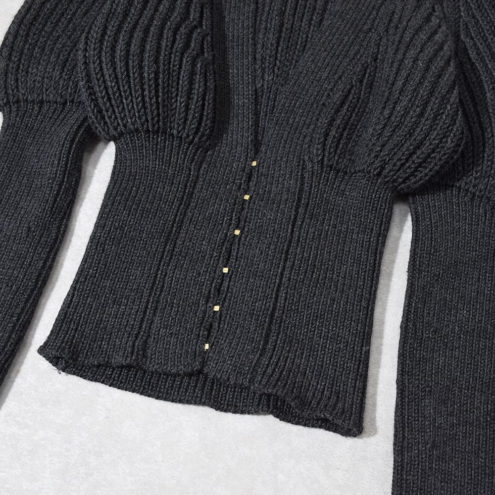 00s トムフォード期 グッチ GUCCI コンシャス ニットカーディガン 短丈