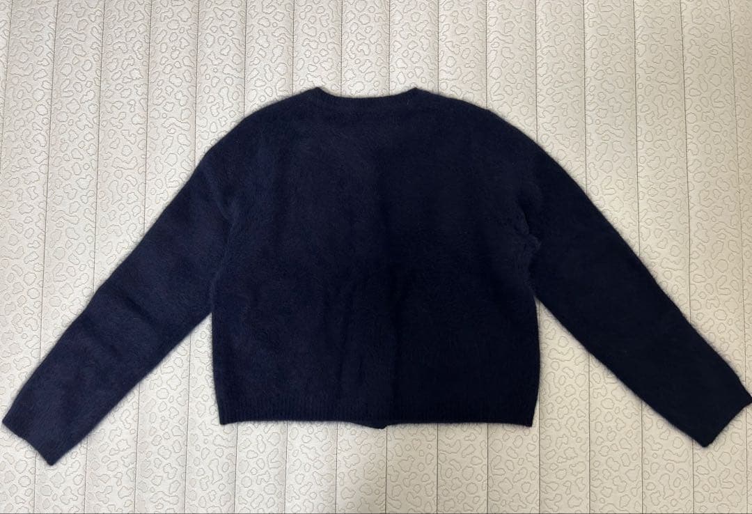 【美品】ANAYI フラッフィアソート釦カーディガン 38