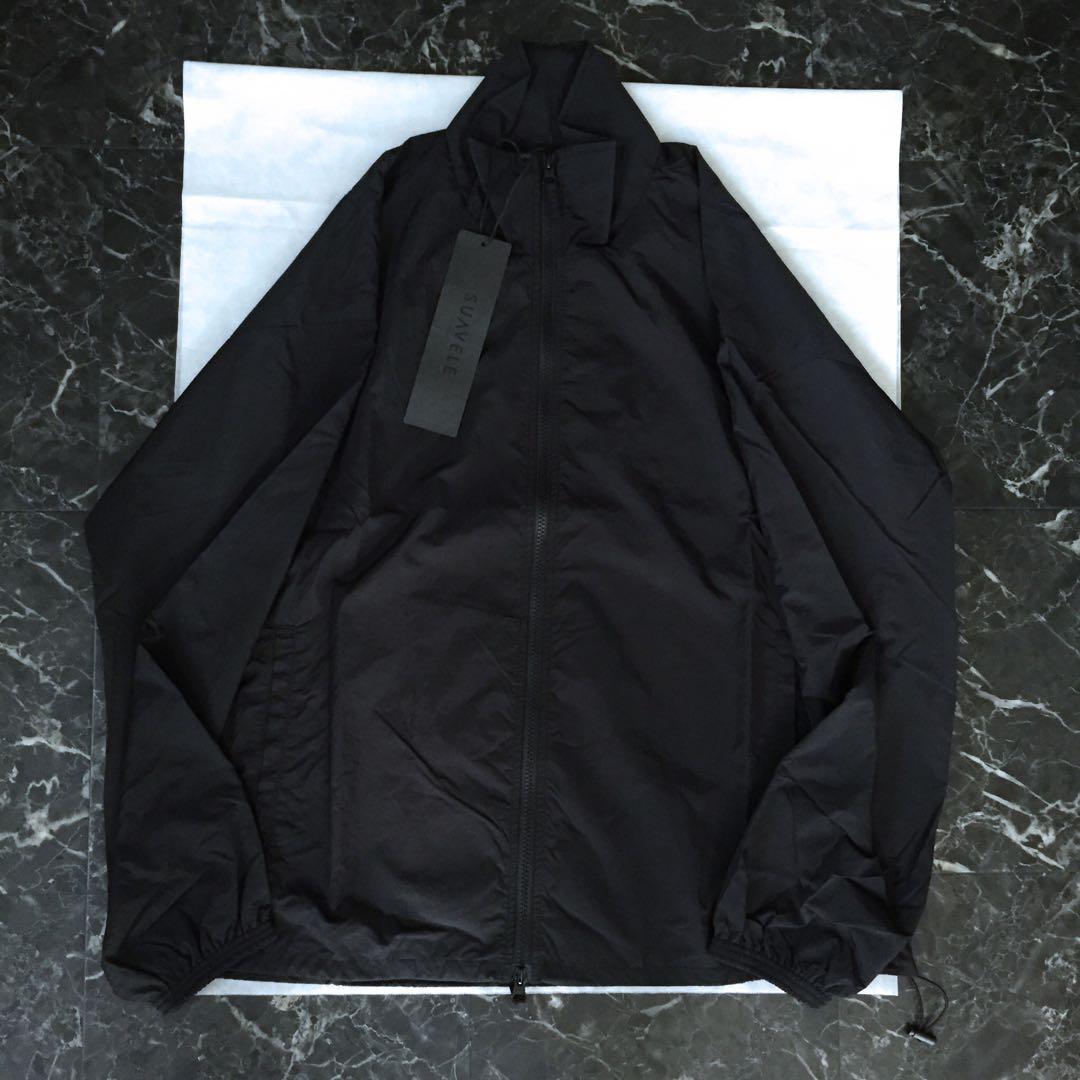 SUAVELE【ナイロンセットアップ】【トラックjk】【トラックpt】black
