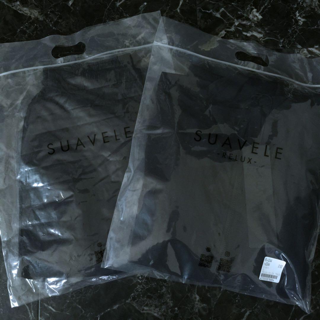 SUAVELE【ナイロンセットアップ】【トラックjk】【トラックpt】black