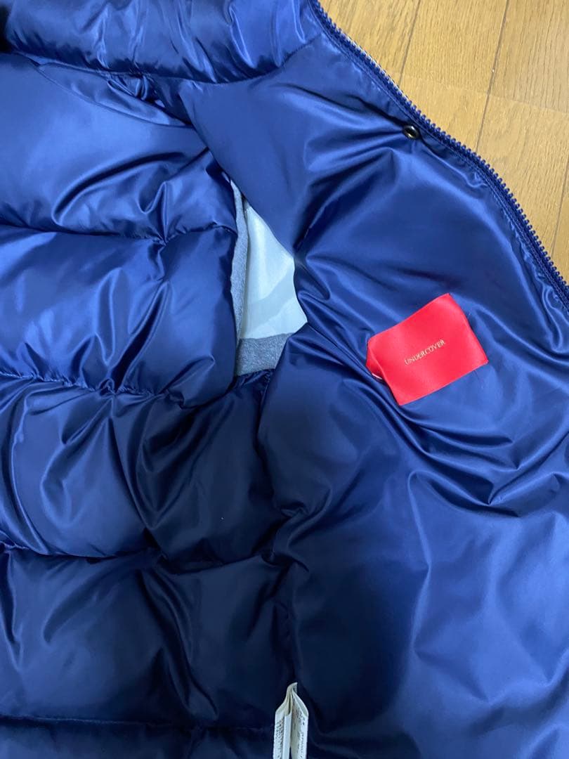 美品　アンダーカバー袖レザーダウンジャケット