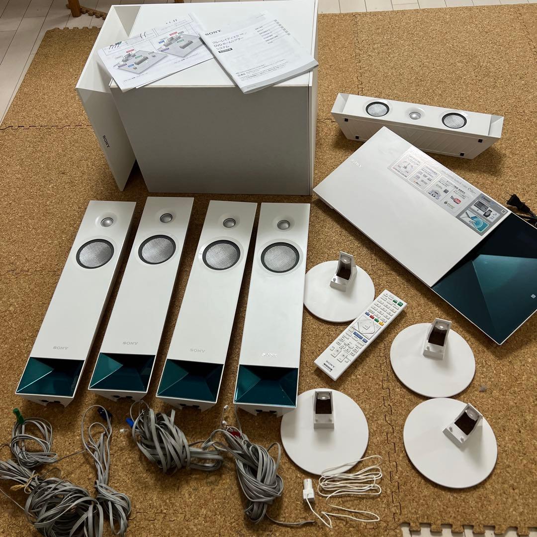 注意有りSONY BDV-N1WL スピーカーセット　BD DVDプレイヤー内蔵