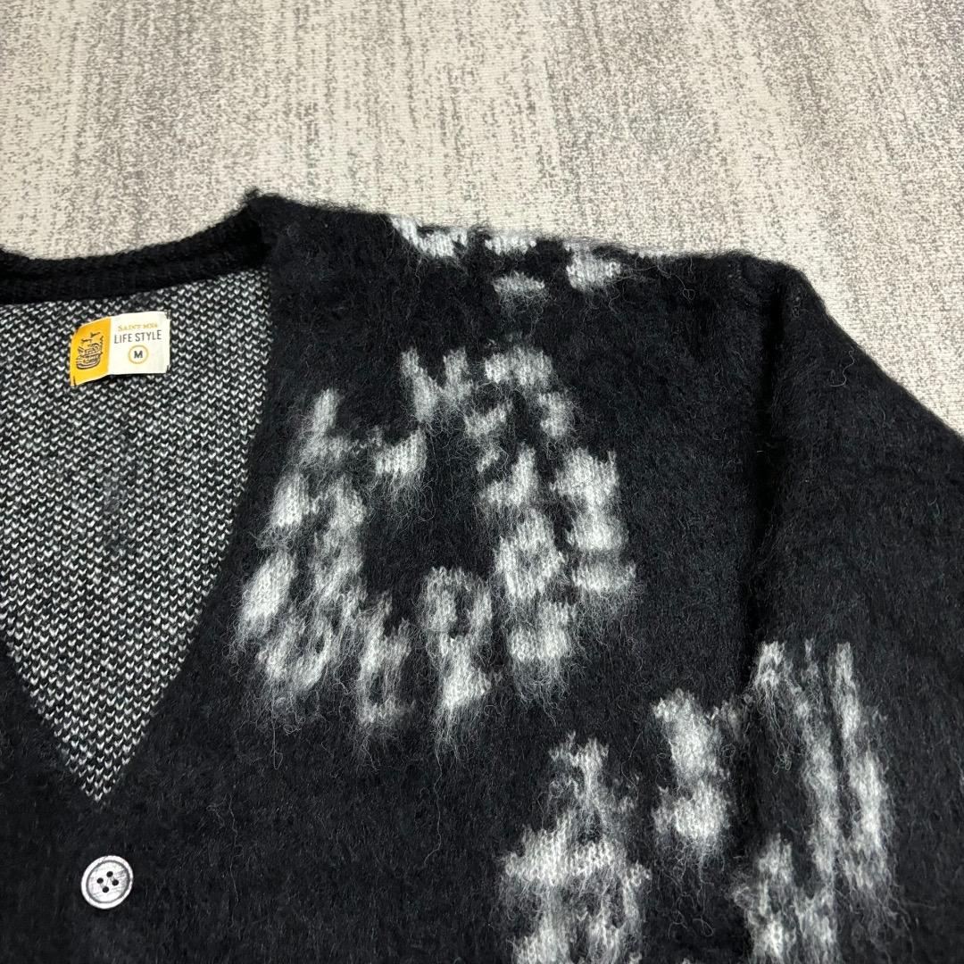 SAINT Mxxxxxx デニムティアーズカーディガン M