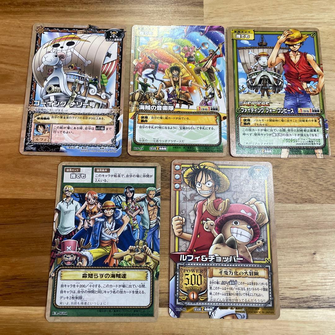 ワンピースカードダス　プロモカード　非売品 5枚セット