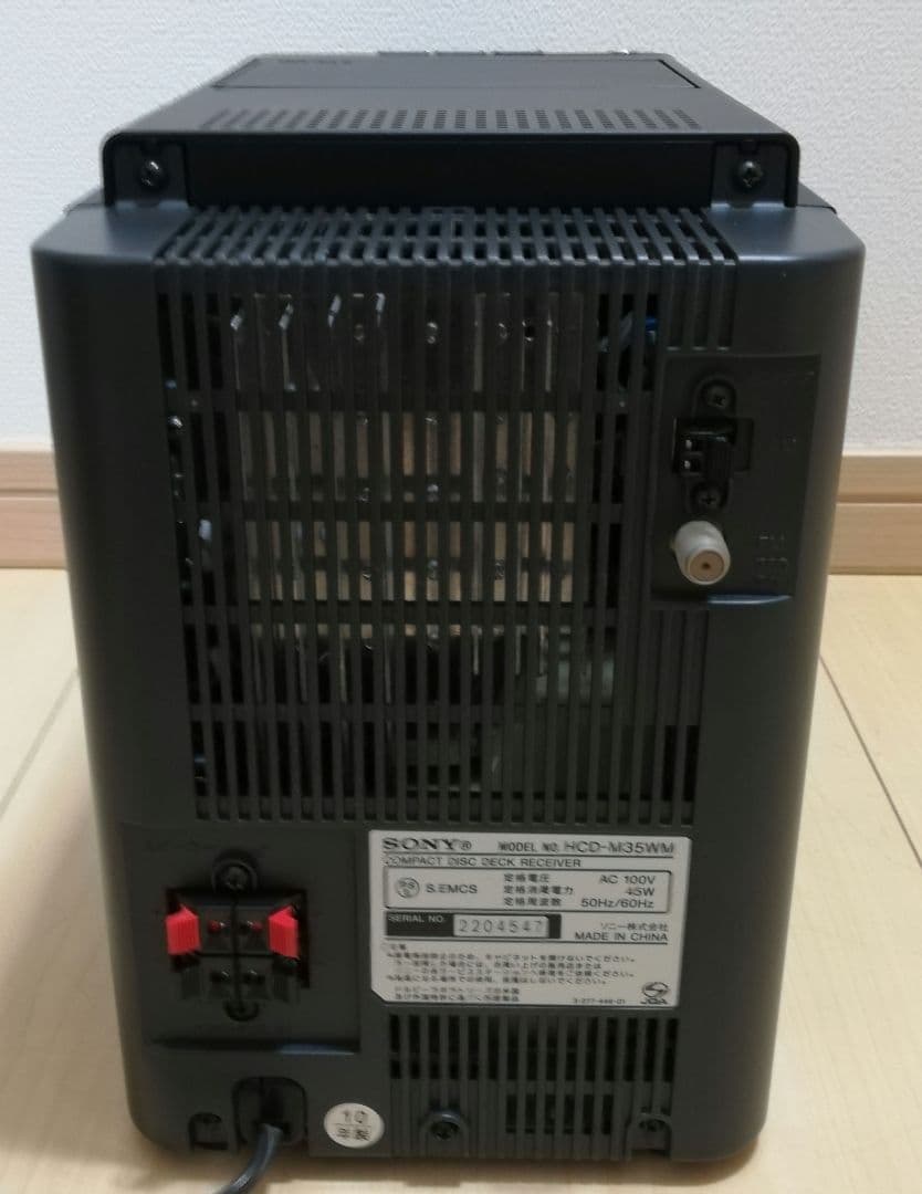 SONY マイクロコンポ CMT-M35WM