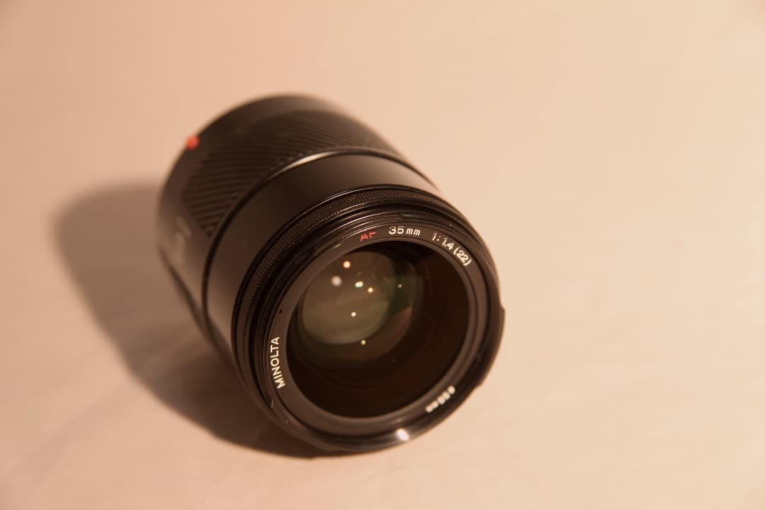 美品 希少銘品MINOLTA AF 35mm F1.4 （22） 初期型ミノルタ