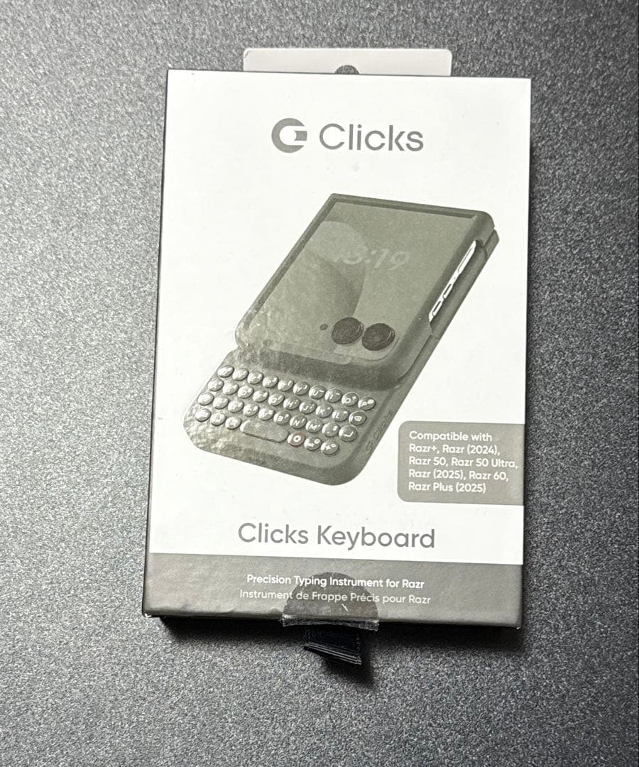 スマホアクセサリー Clicks Keyboard for Razr 2024