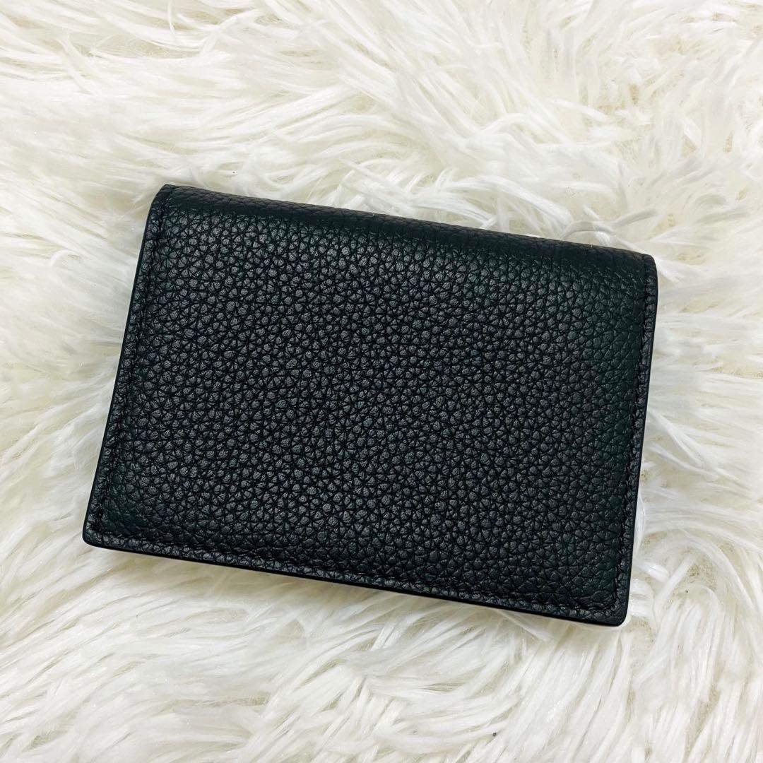 未使用級✨ディオール 名刺入れ アイコン CDロゴ レザー 黒