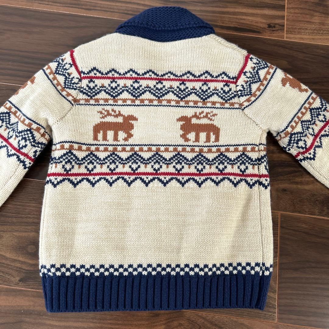 ミキハウス ダブルビー ニット ジャケット