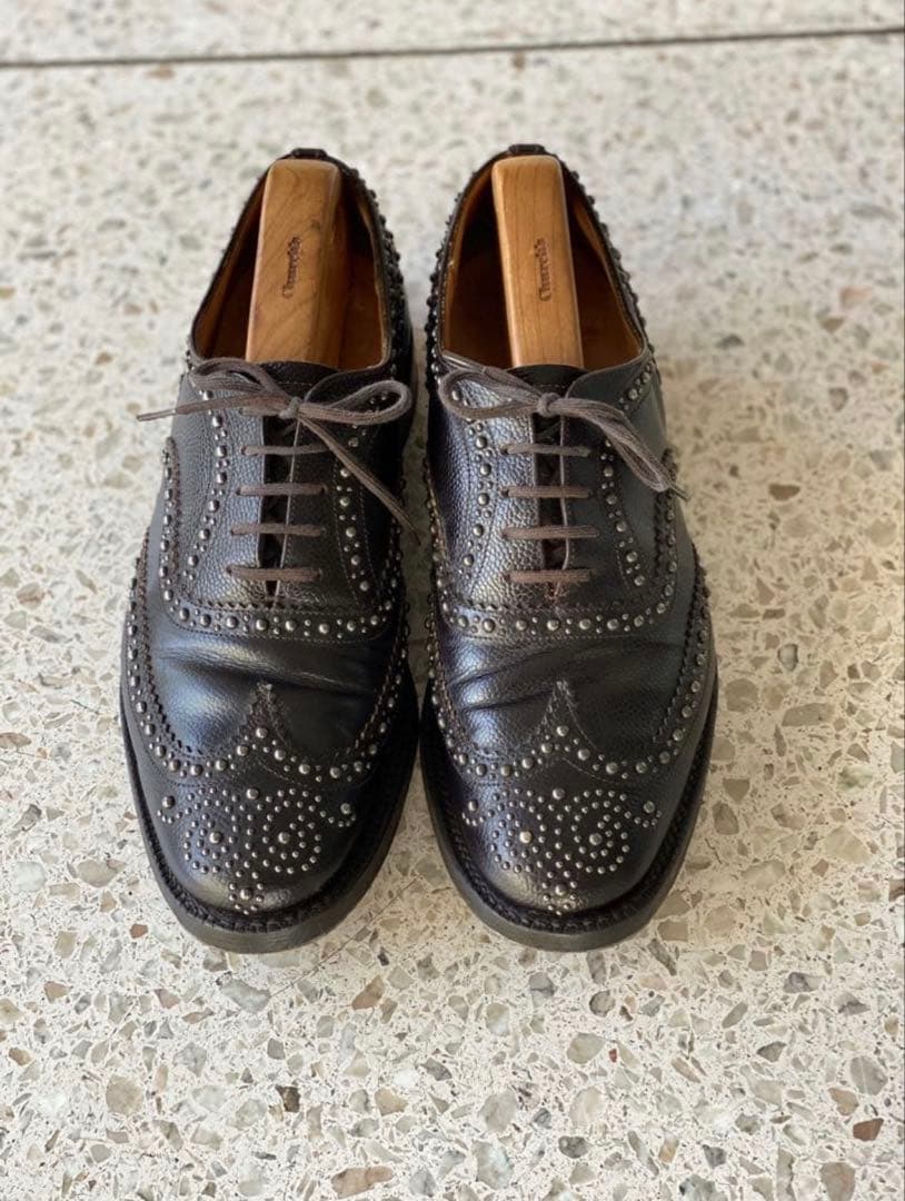 Church’sスタッズバーウッド7ダークブラウン