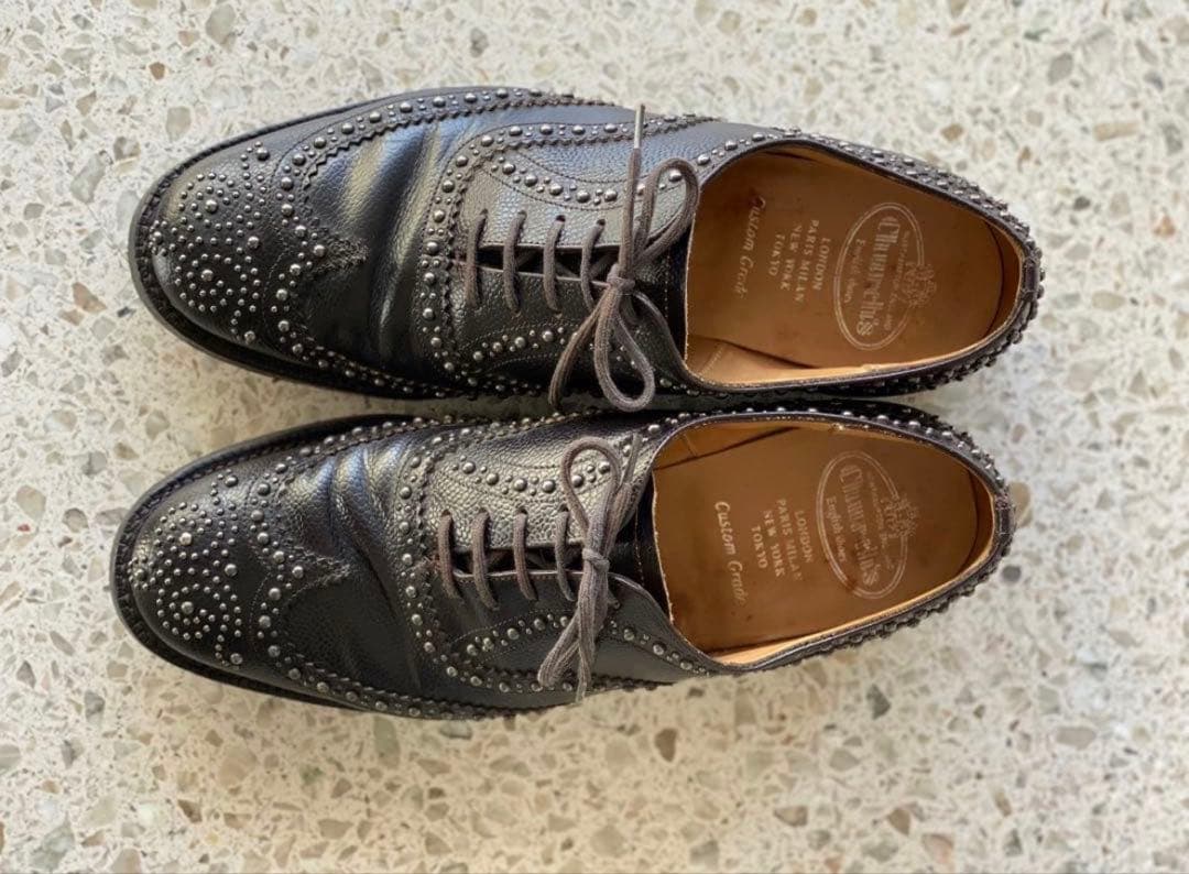 Church’sスタッズバーウッド7ダークブラウン