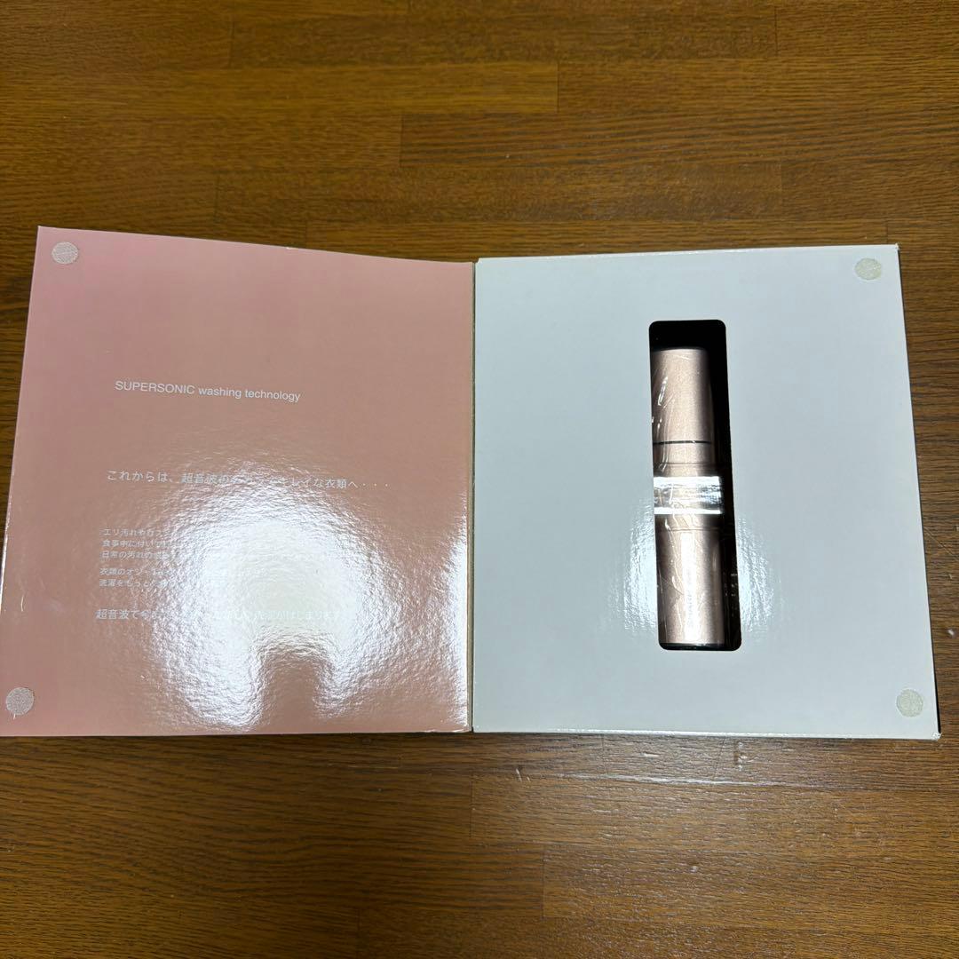 美品 SHARP UW-A1-P ピンク 超音波ウォッシャー　ハンディ洗濯