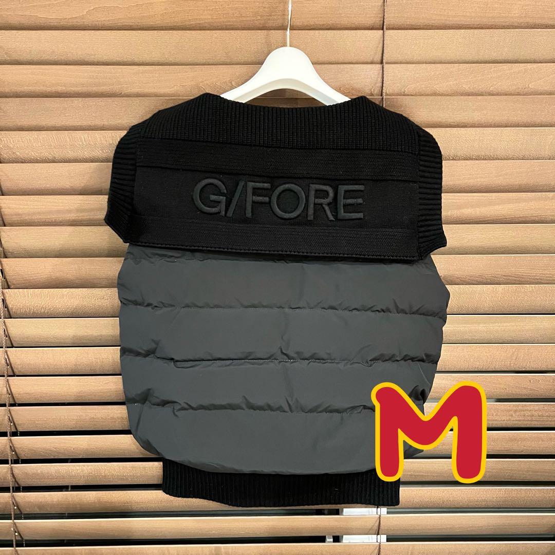 【黒M】G/FORE ジーフォア ゴルフ レディース ダウンベスト