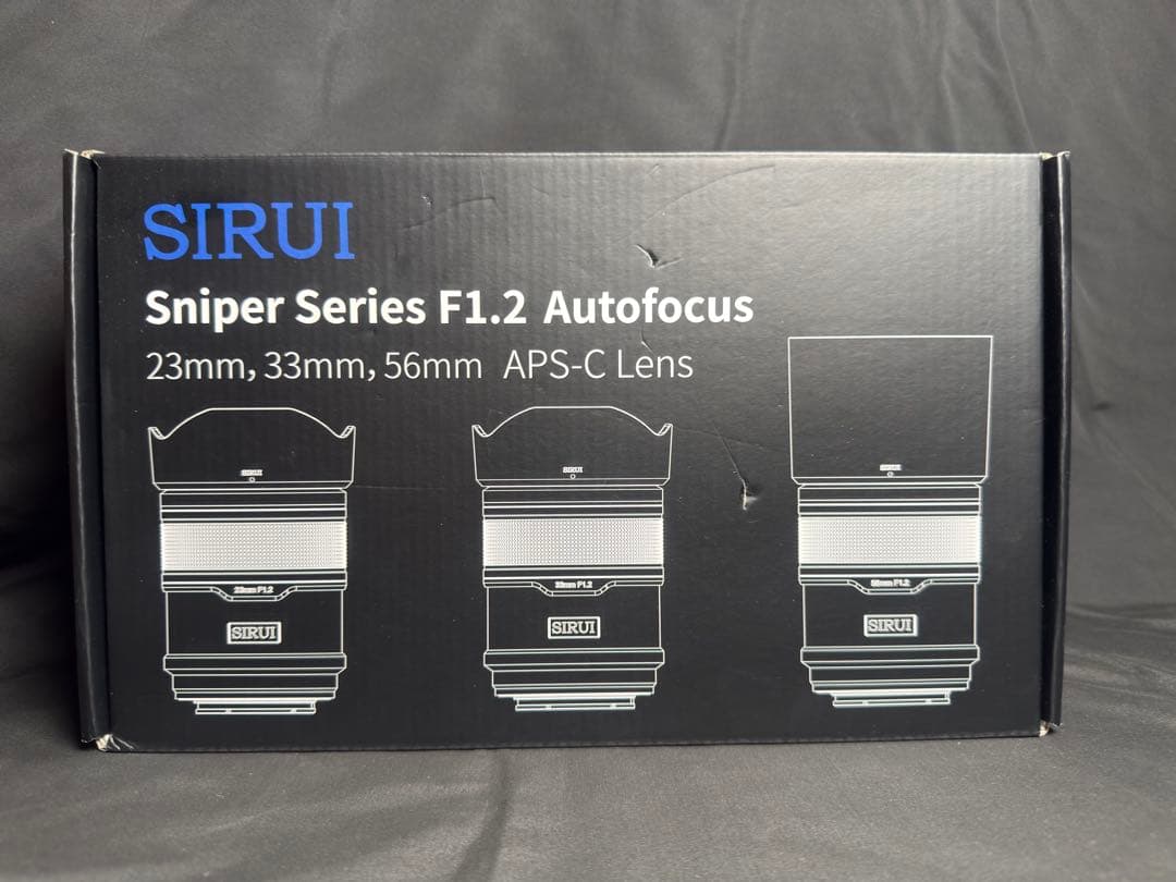 SIRUI 単焦点レンズ 23mm/33mm/56mm F1.2
