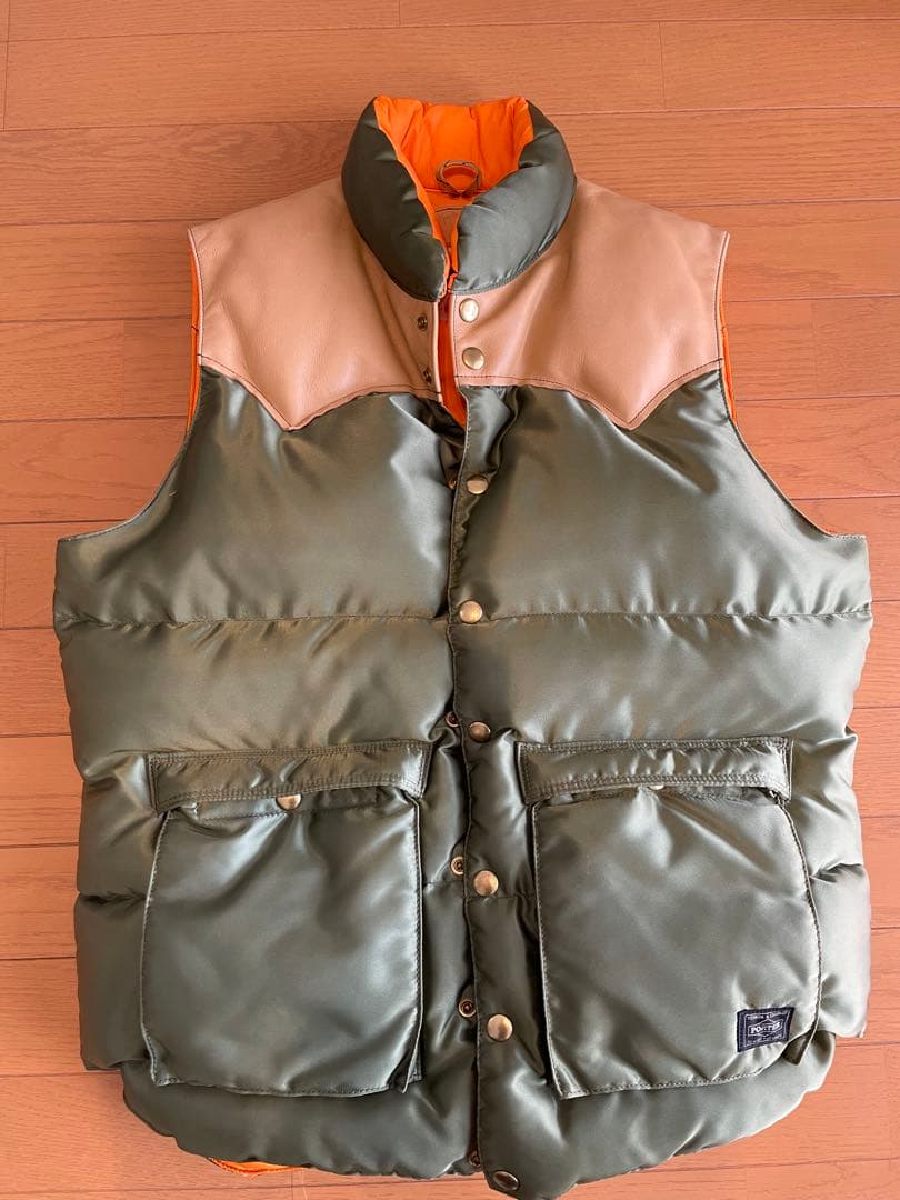 BEAMS別注　PORTERロッキーマウンテンフェザーベッド　ダウンベスト