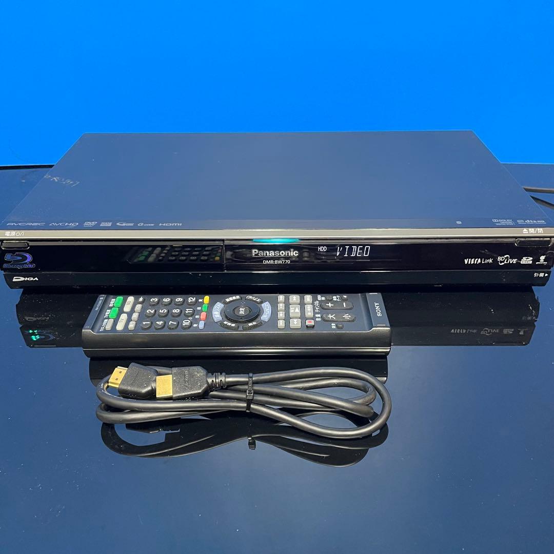 Panasonic DMR-BW770 ブルーレイレコーダー　動作確認済
