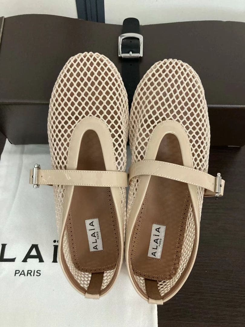 Alaia アライア フィッシュネット バレリーナ 36