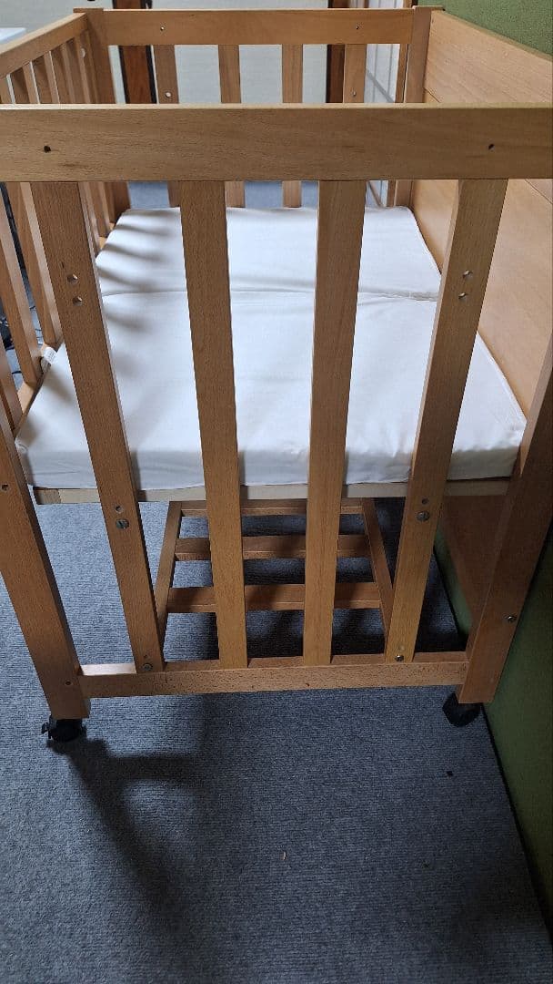 【こまみ】スリーピー 5wayベビーベッド 石崎家具 ベビー敷きふとん付き