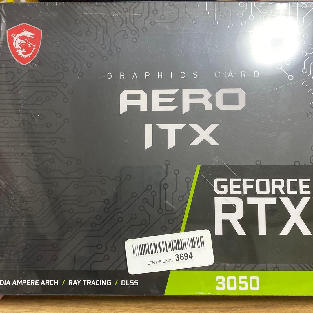 グラフィックボード・グラボ・ビデオカード MSI AERO ITX GeForce RTX 3050 8GB GDDR6