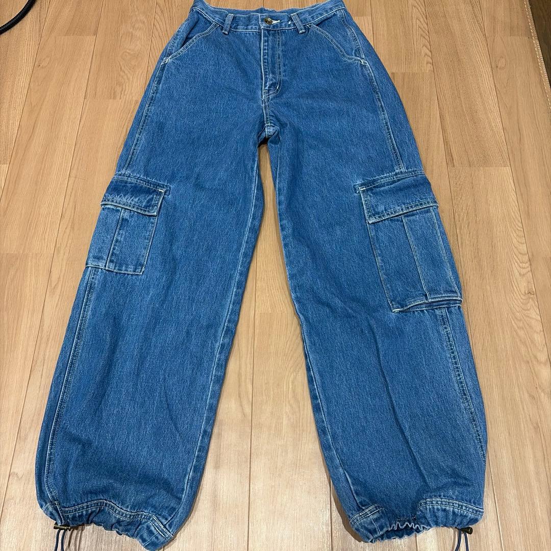 SeaRoomlynn（シールームリン） ワイドカーゴデニムパンツ
