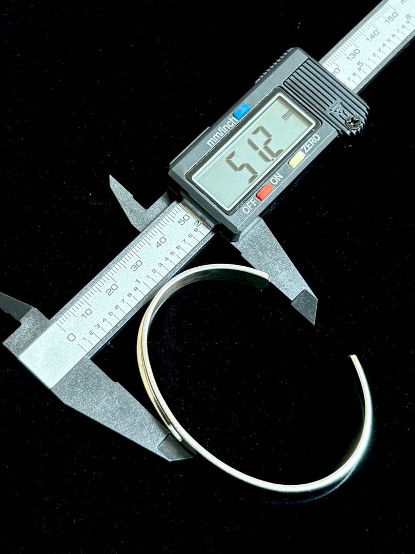 【90s Gucci】Gロゴシルバー925バングル