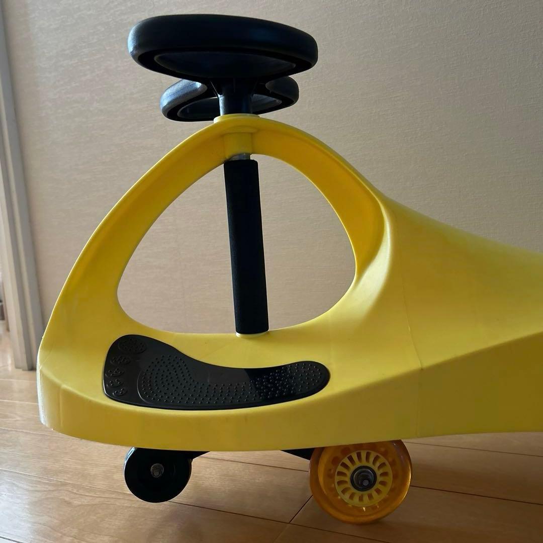 【プラズマカー・ラングスジャパン】黄色 ゴムタイヤ 静音 乗り心地抜群