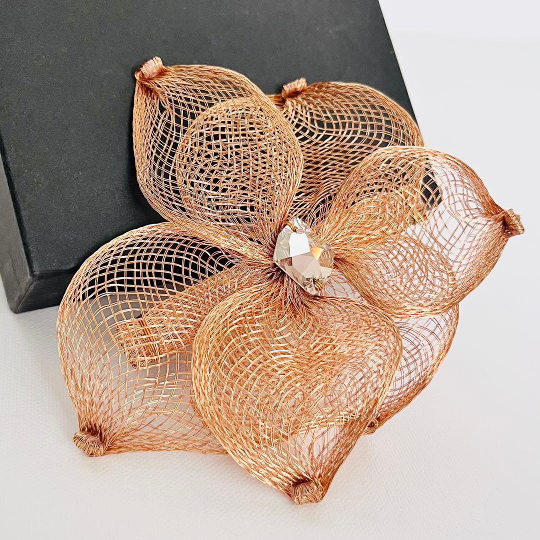 2/7迄値下【卒業式・謝恩会・入学式】コレットマルーフ メッシュフラワーバレッタ