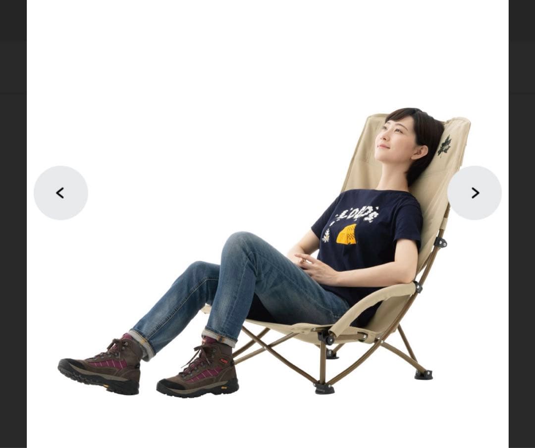 〜1/27値下げ LOGOS あぐらチェア　トラッドキャンバス ポータブル　2脚