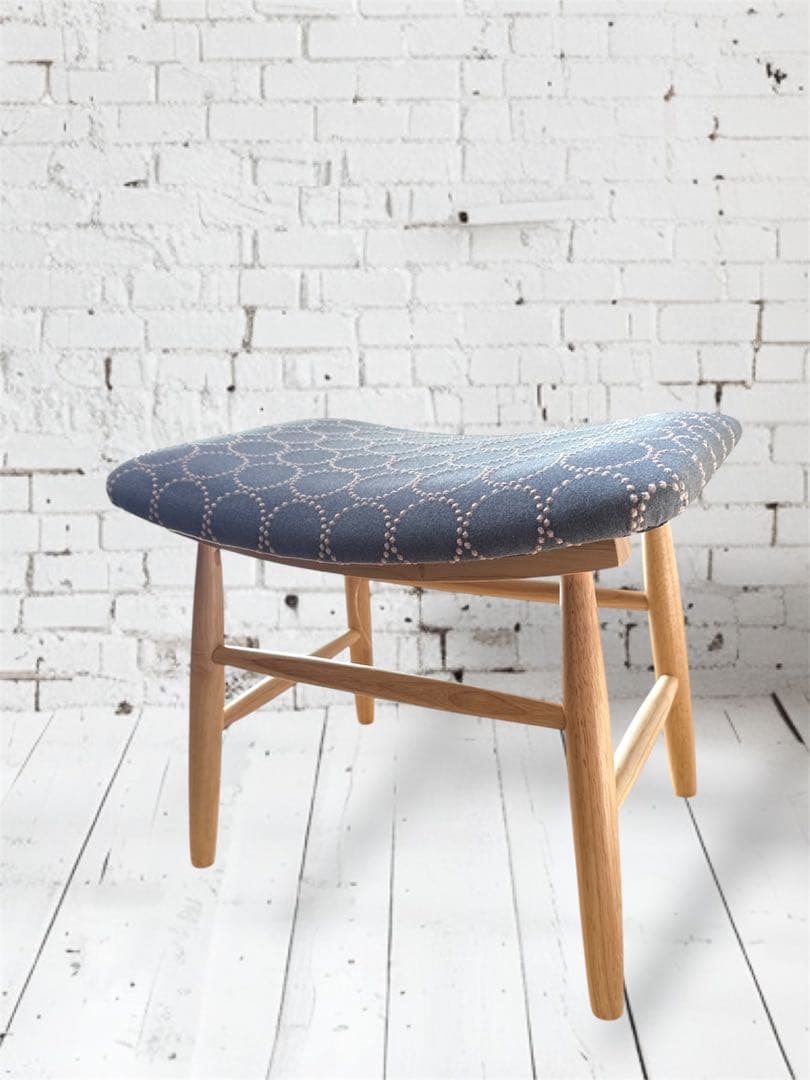 北欧スタイルmina perhonen / ミナペルホネン生地使用スツール　イス