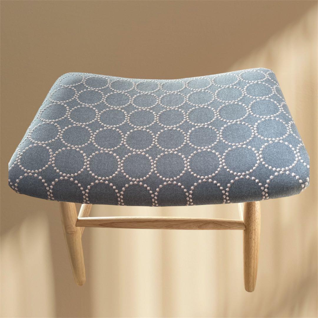 北欧スタイルmina perhonen / ミナペルホネン生地使用スツール　イス