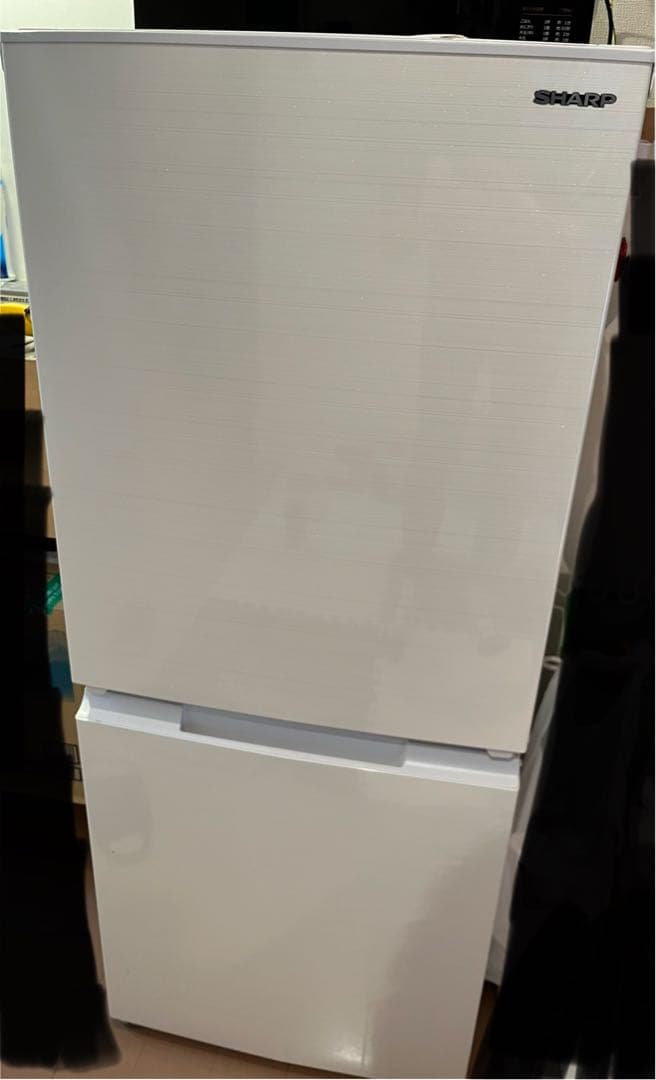 送料込 SHARP両ドア冷蔵庫 SJ-D15G-W 152L