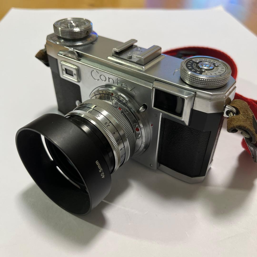 コンタックス Ⅱa Opton Sonnar 1:1.5 50mm ケース付き