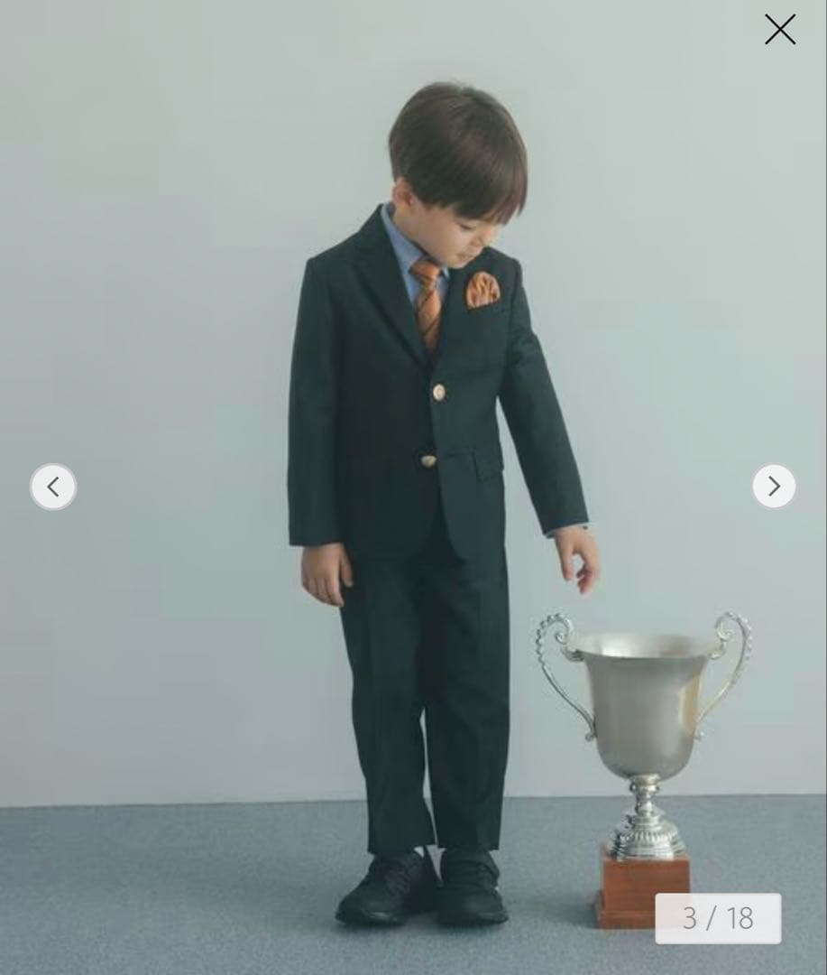 お値下げ⭐︎フォーマルスーツセット 120cm ネイビー4点セット