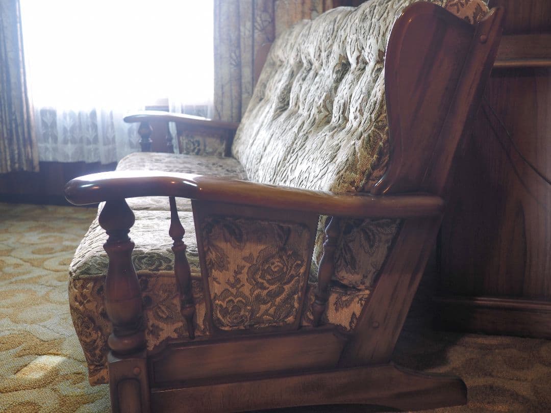 【凹ラッチ】“karimouk”ヴィンテージ3Pクラシカルソファ