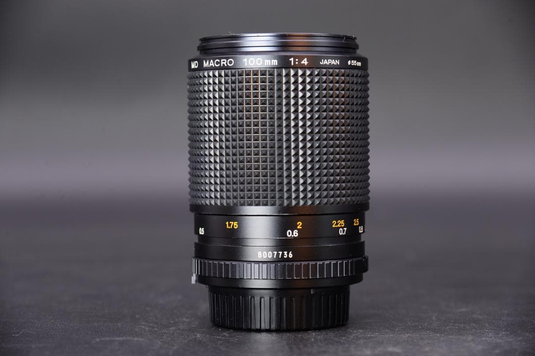 【光学良好】 ミノルタ New MD Macro 100mm f4 マクロ