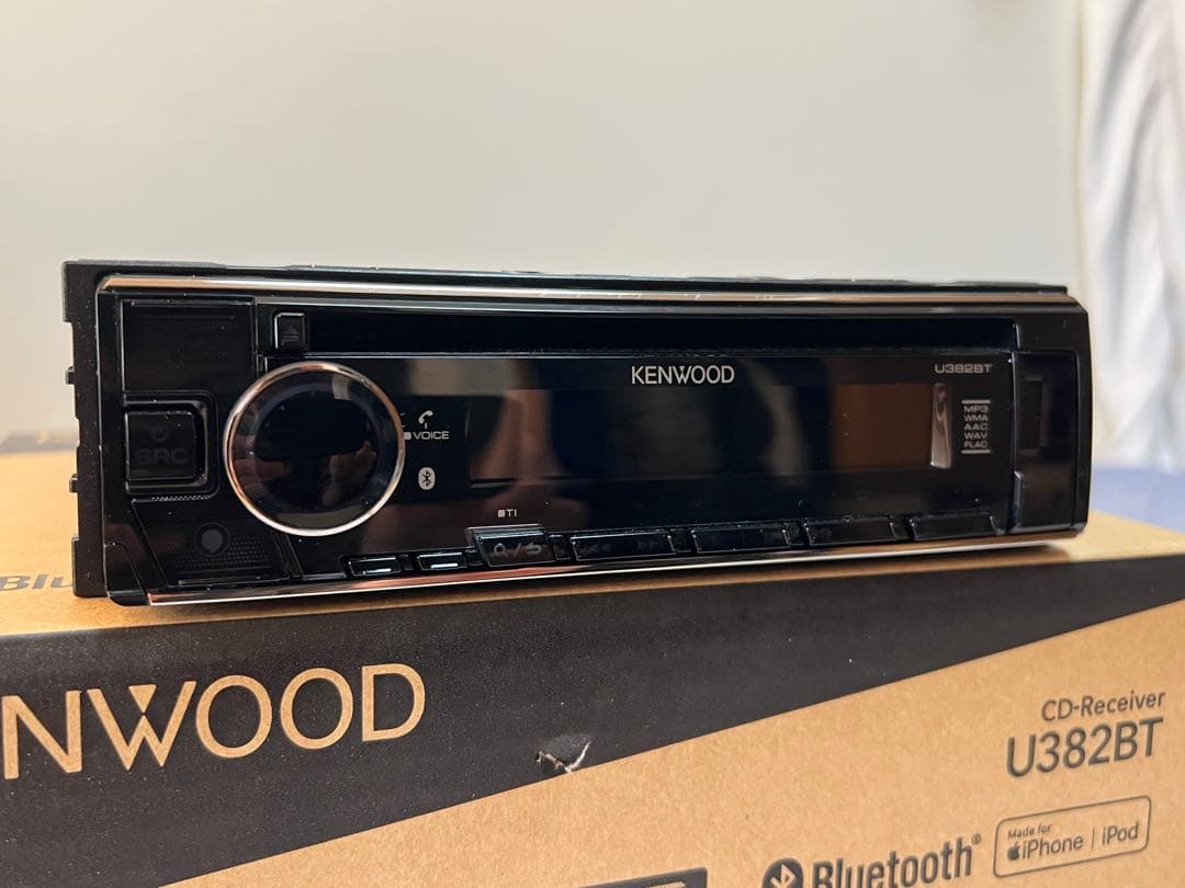 KENWOOD U382bt カーオーディオ 1din bluetooth 無線