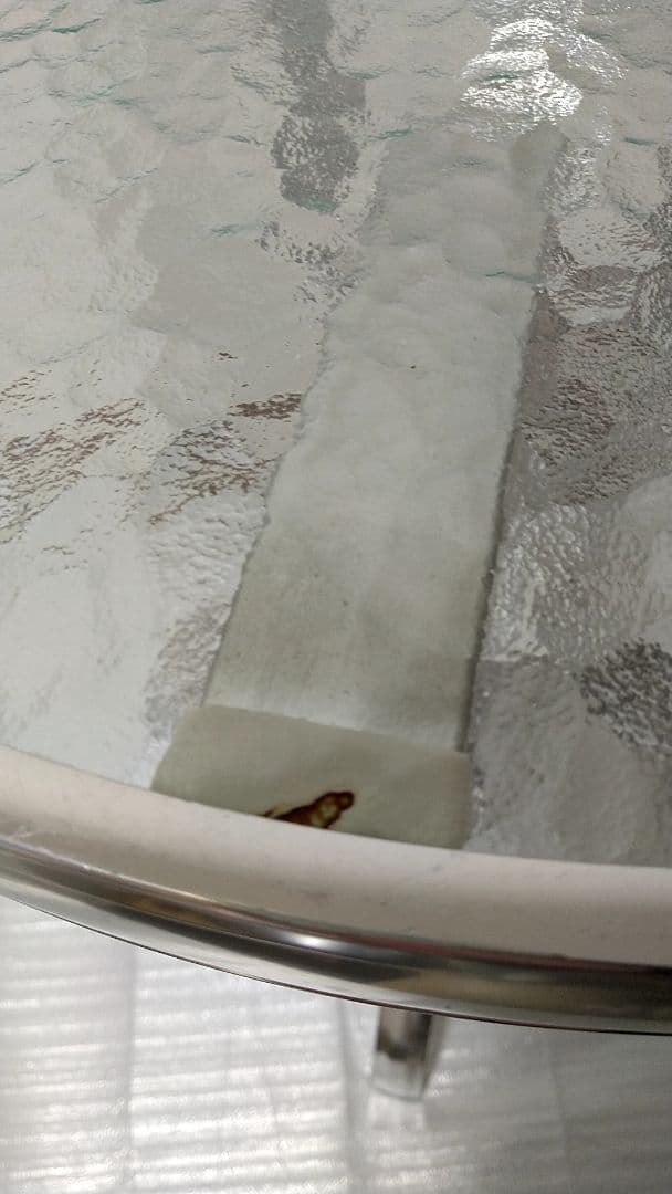 【DULTON】ダルトン╱テーブル╱丸テーブル╱円型╱アルミ╱ガラス╱カフェ