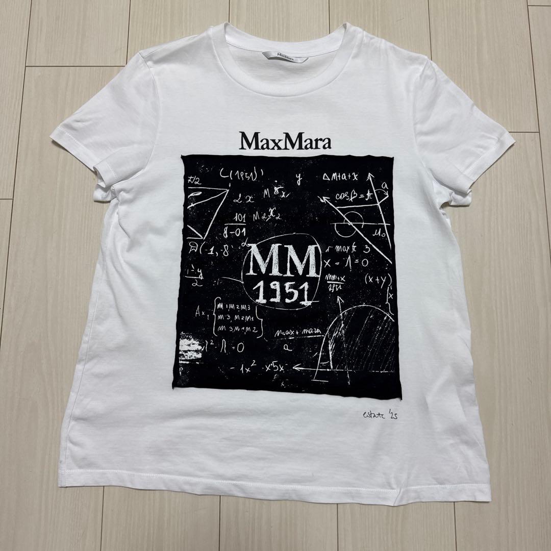 MaxMara 数式グラフィック Tシャツ